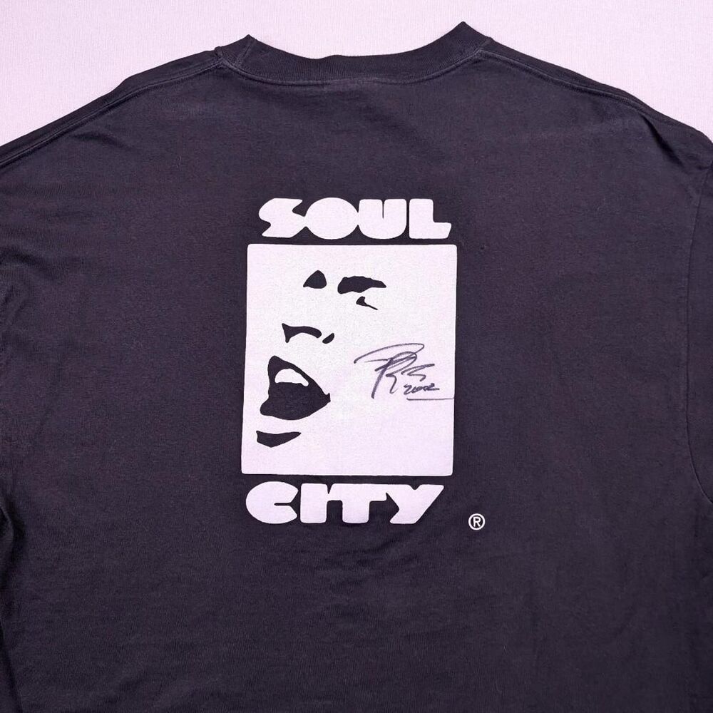 Vtg Johnny Rivers Soul City Secret Agent Man Black Jazz Band Tshirt XL SIGNED